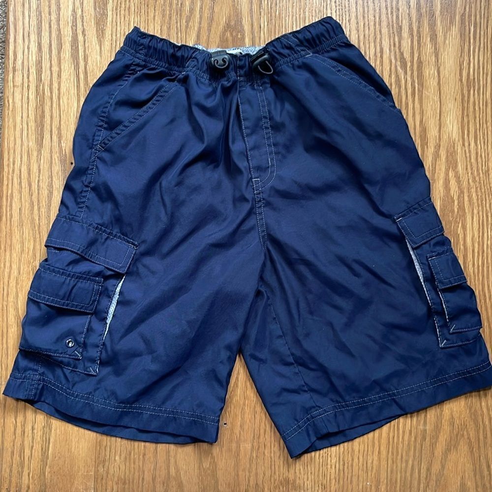 Pine peak blues utility shorts.  Size boys S (8). Adjustable waist.